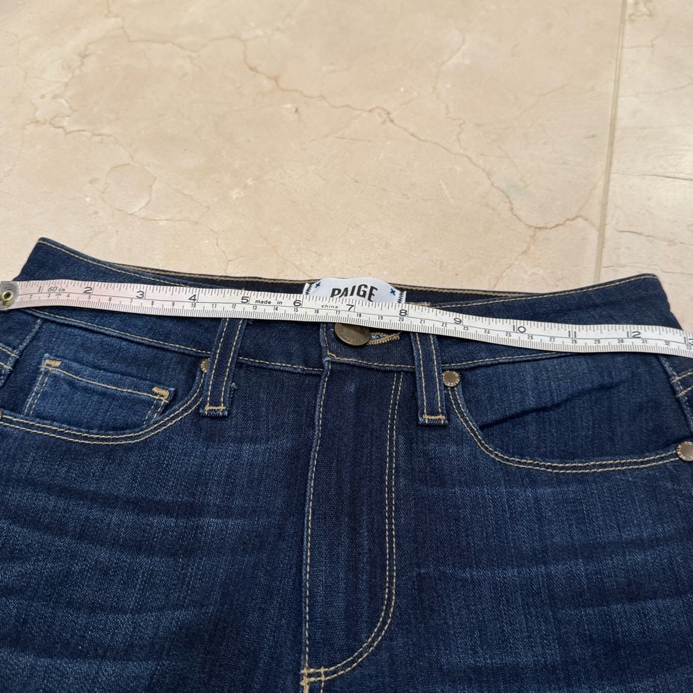 Paige Denim Margot Ultra Skinny High Rise Jeans Size 25 in Alanis Dark Blue NWOT - Picture 7 of 13